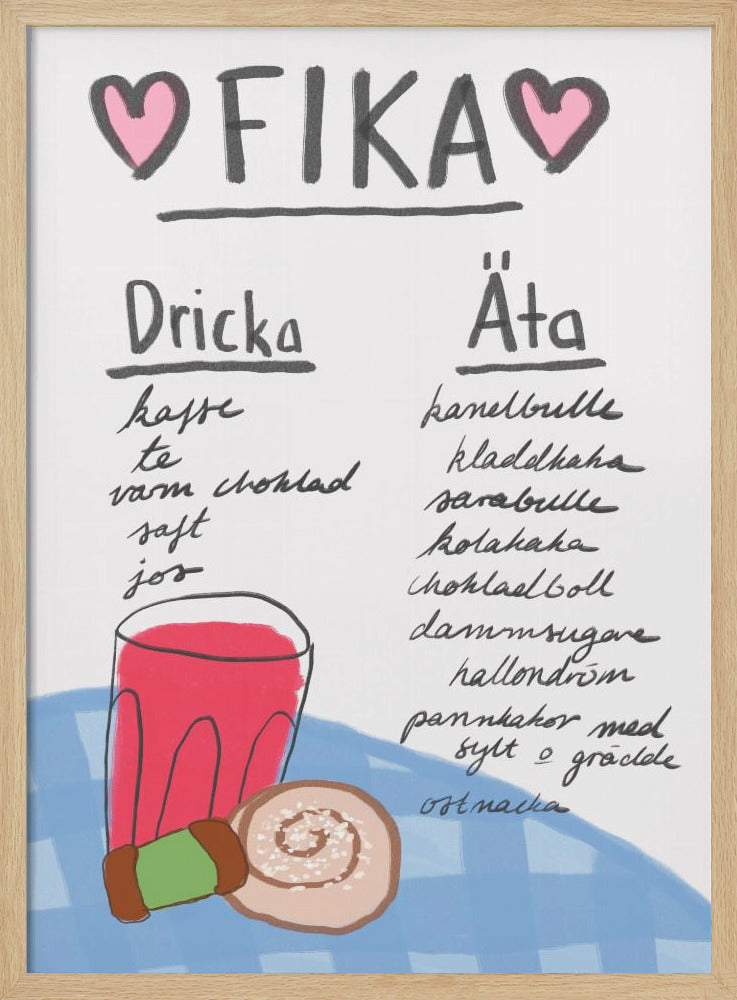 Schwedische Fika-Leckereien | Poster