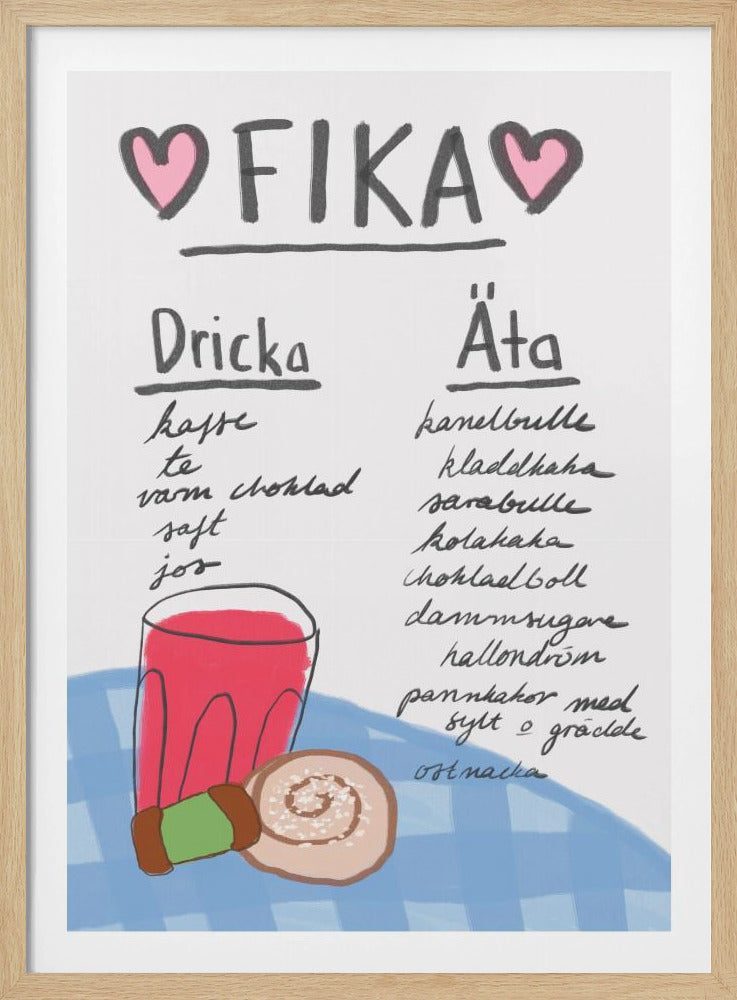 Schwedische Fika-Leckereien | Poster