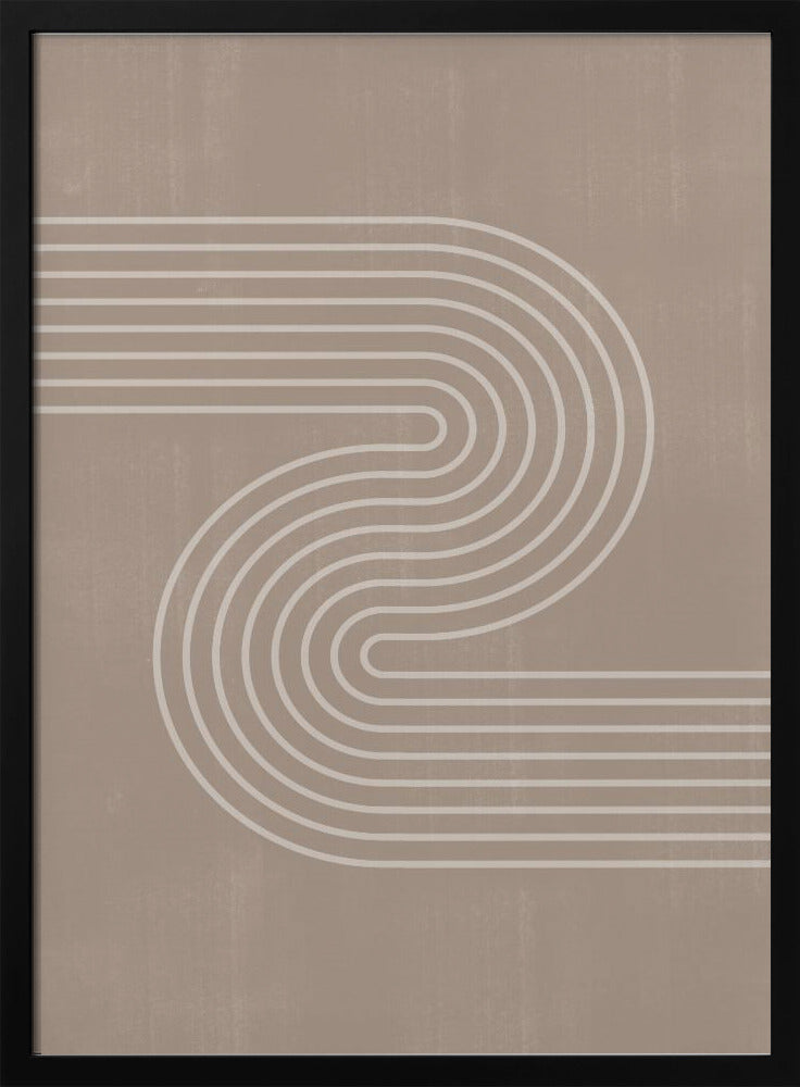 Minimaler einfacher Bogen O1 | Poster - Kunstdruck