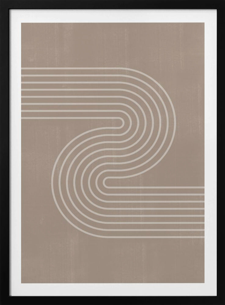 Minimaler einfacher Bogen O1 | Poster - Kunstdruck