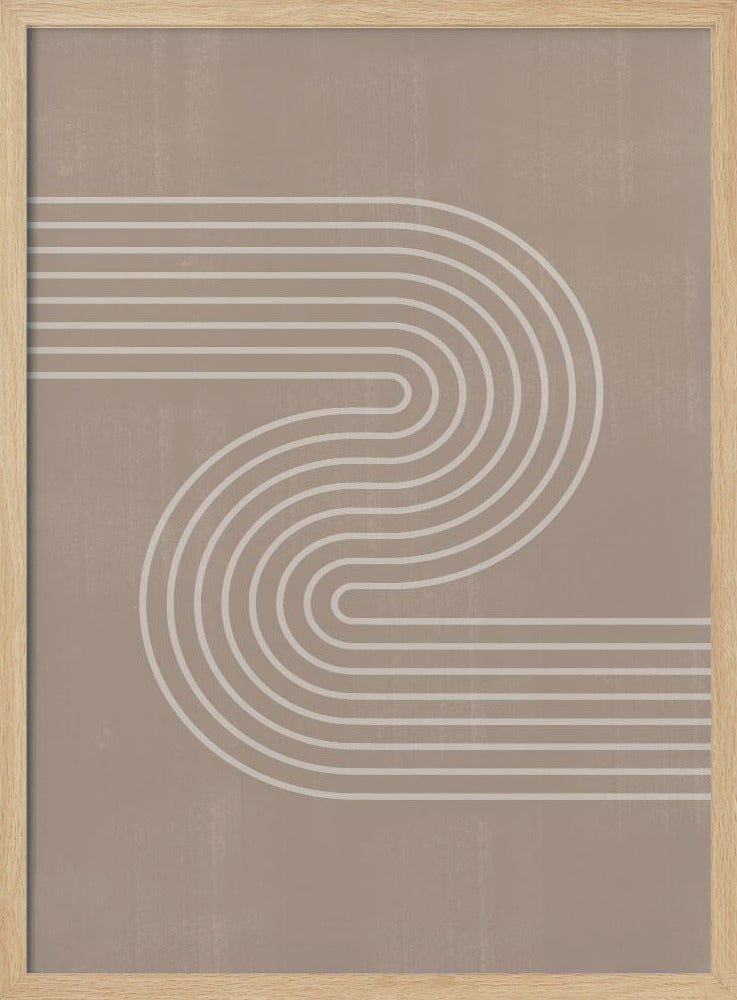 Minimaler einfacher Bogen O1 | Poster - Kunstdruck