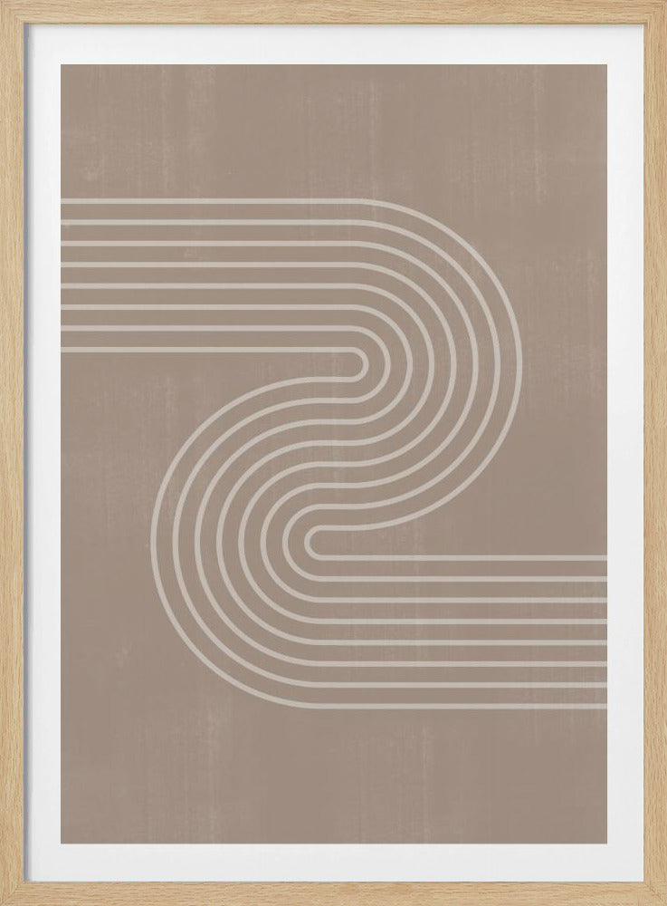 Minimaler einfacher Bogen O1 | Poster - Kunstdruck