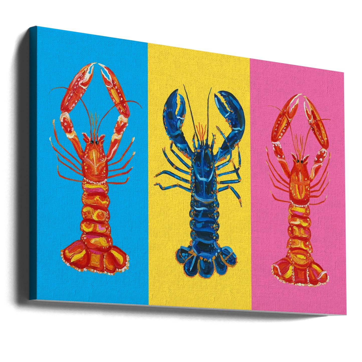 Lobster Langoustines Pop Art | Canvastaulut