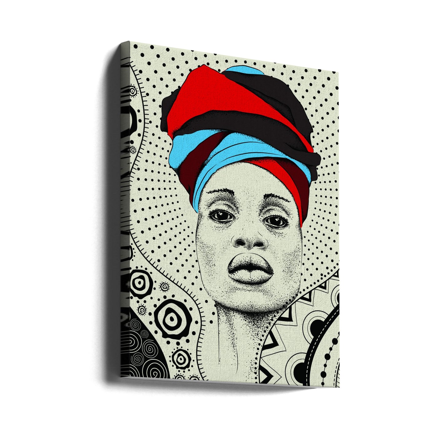 Abstrakte minimalistische starke Frau | Leinwand-Bilder