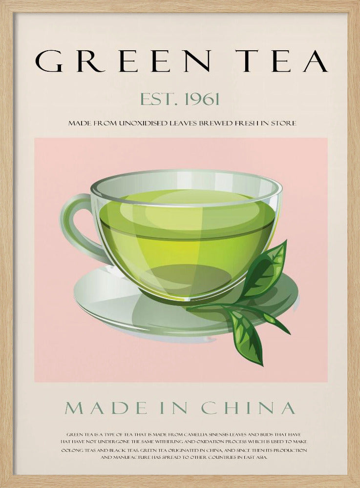 Grüner Tee, gegründet 1961 | Poster