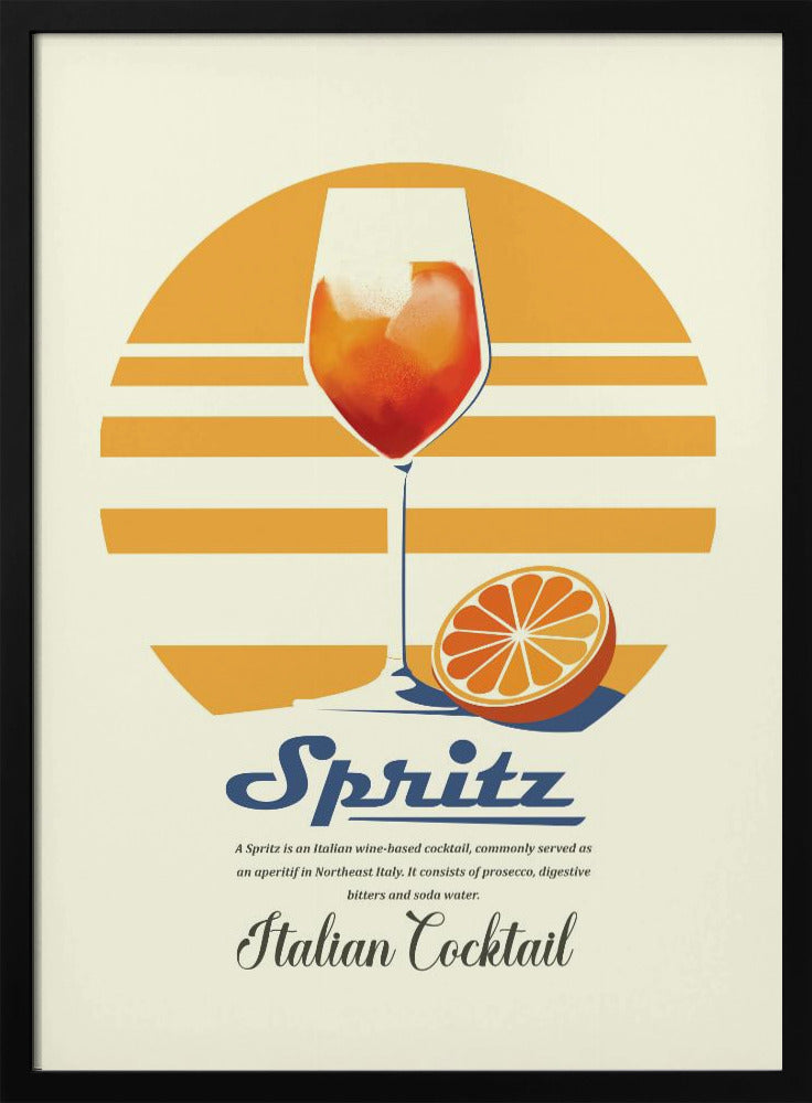 Spritz Sommerdruck | Poster - Kunstdruck