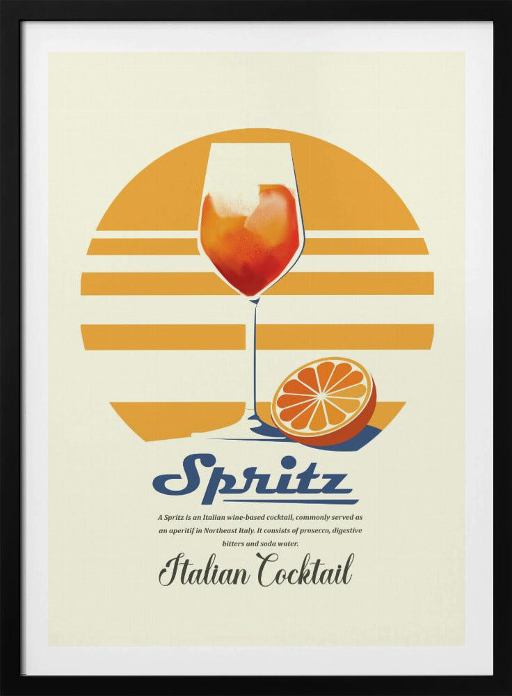 Spritz Sommerdruck | Poster - Kunstdruck