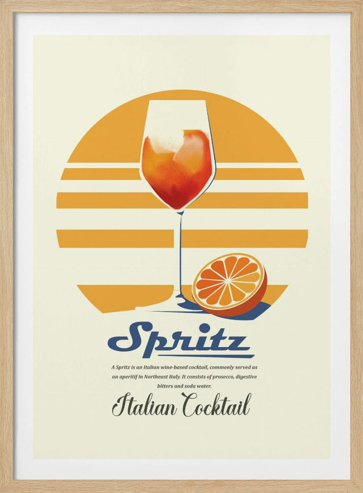 Spritz Sommerdruck | Poster - Kunstdruck