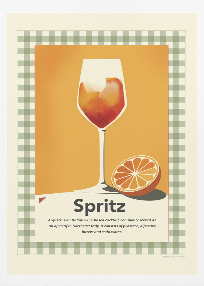 Spritz retro print | Poster