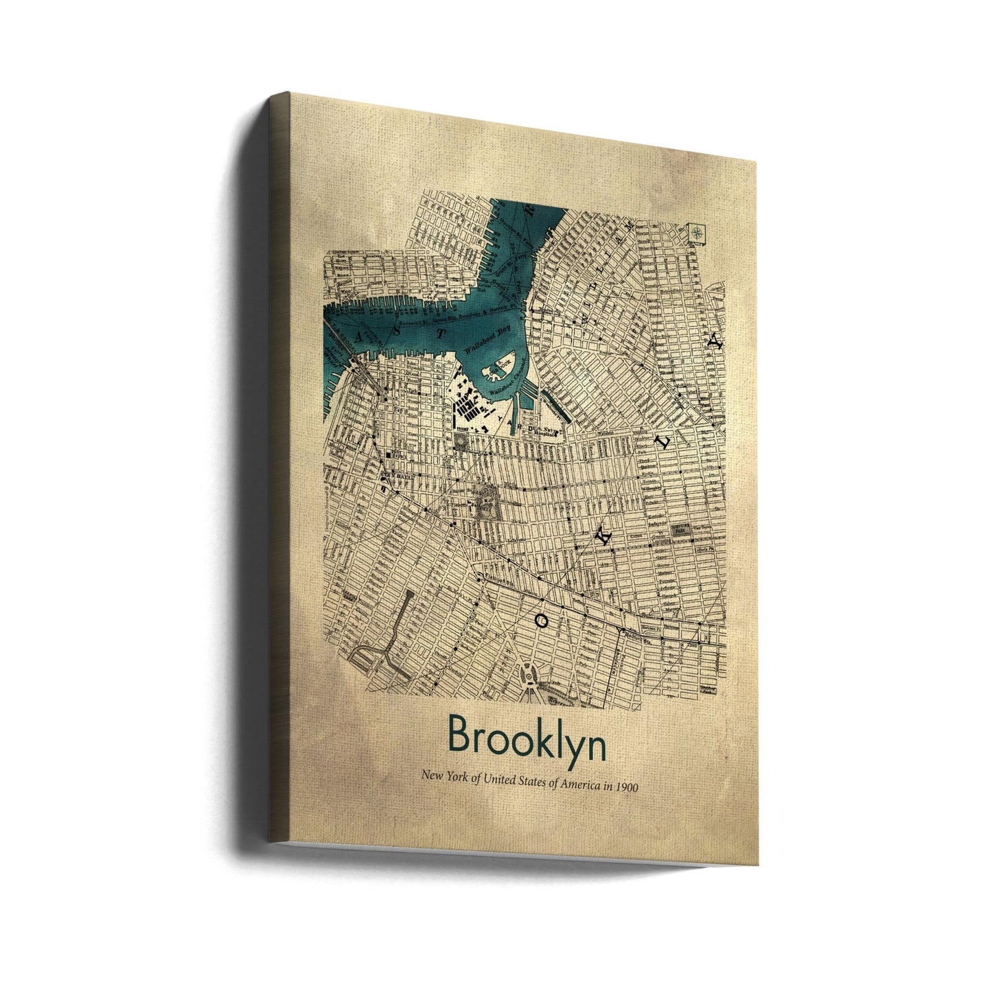 Brooklyn map | Canvas