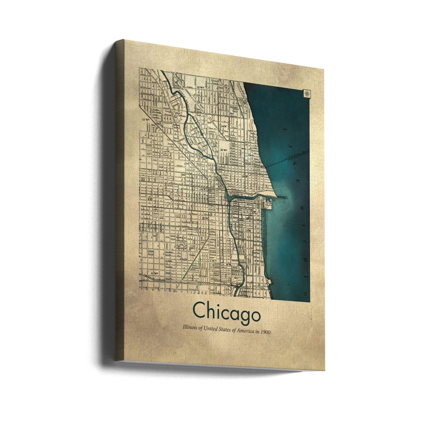 Chicago map | Canvas