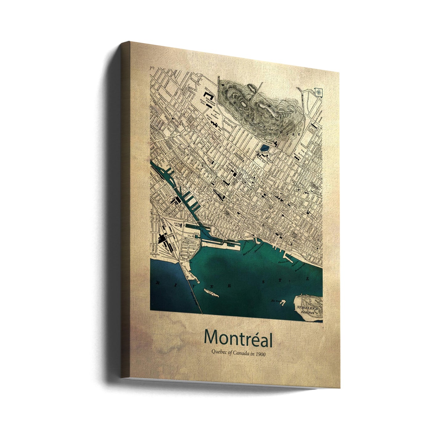 Montreal map | Canvas