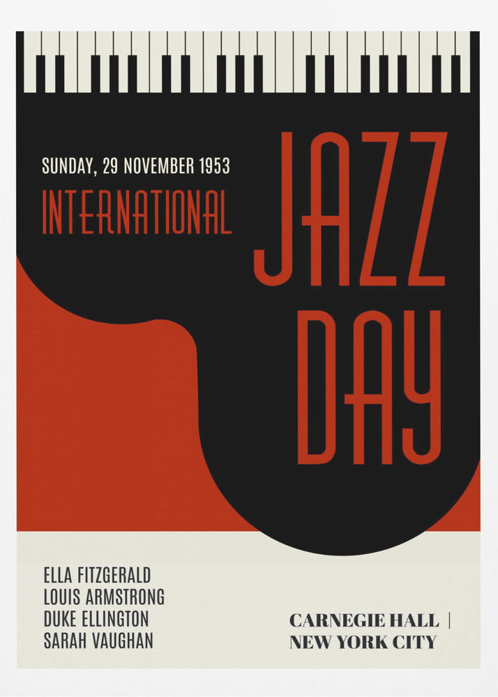 Jazzy Days Dunkelrot | Poster