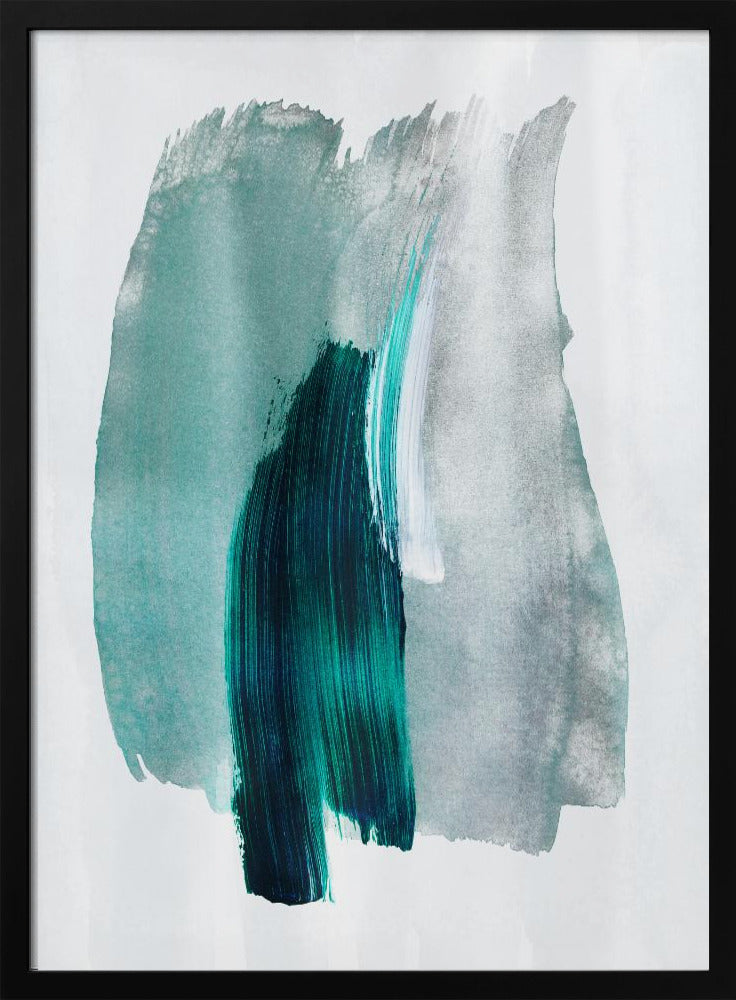 Abstrakta penseldrag 19 | Poster