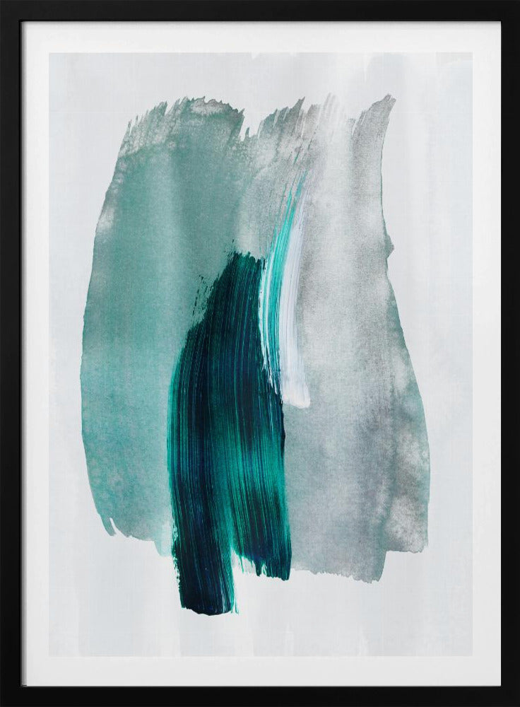 Abstrakta penseldrag 19 | Poster