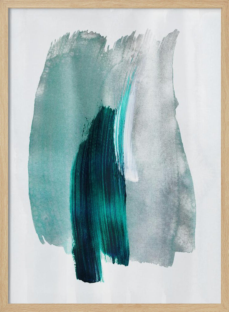 Abstrakta penseldrag 19 | Poster