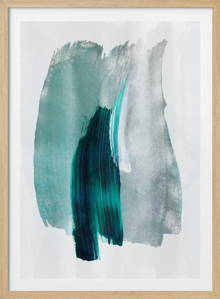 Abstrakta penseldrag 19 | Poster