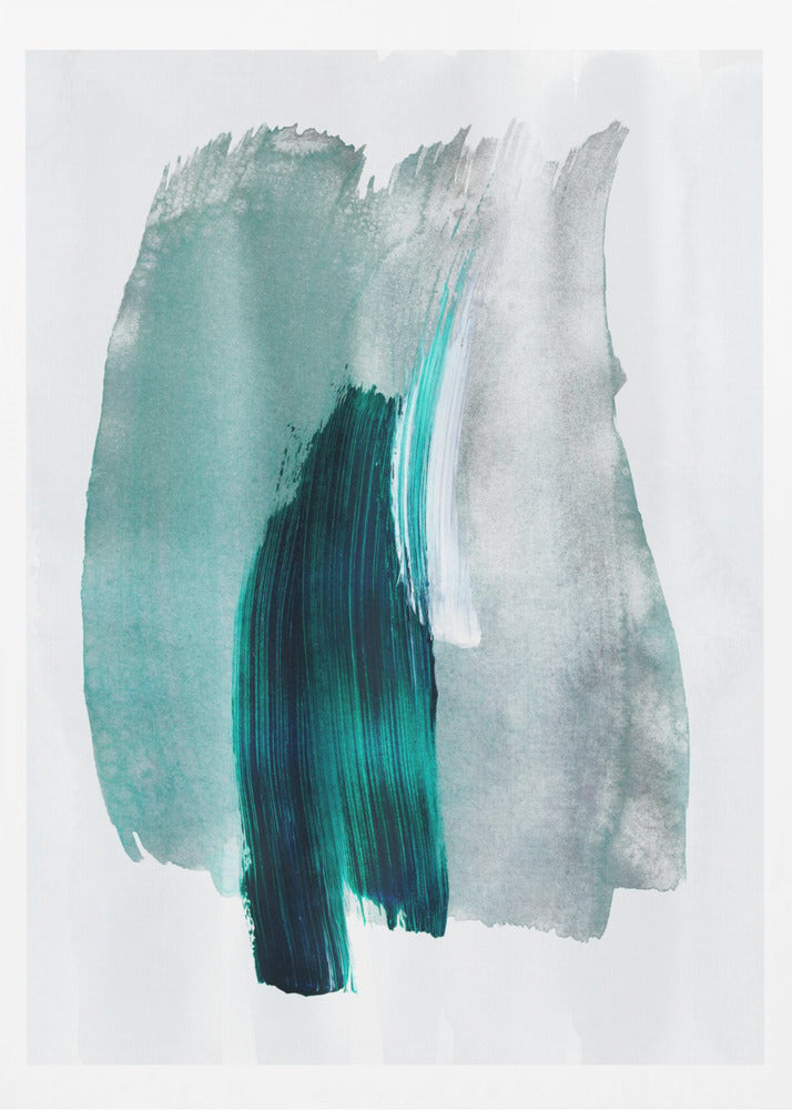 Abstrakta penseldrag 19 | Poster