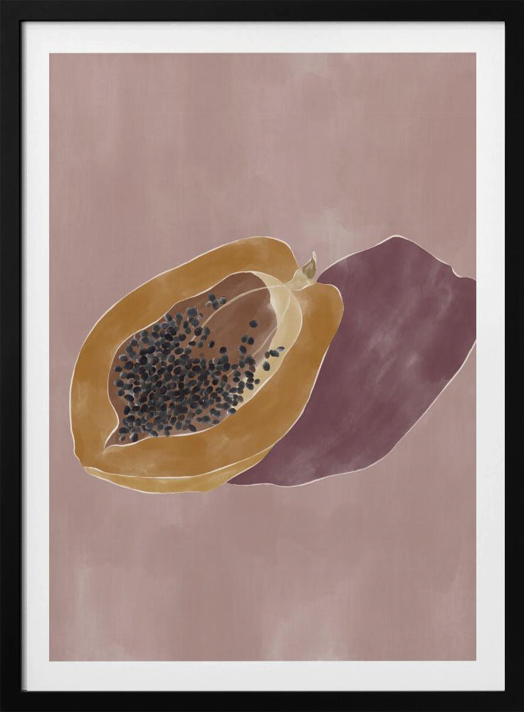 Papaya | Poster - Kunstdruck