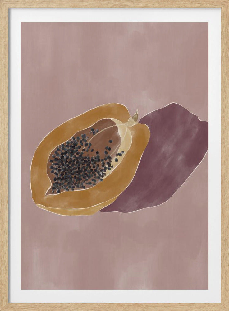 Papaya | Poster - Kunstdruck