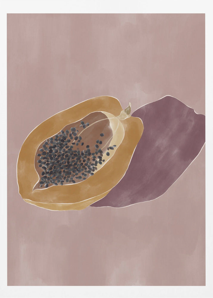 Papaya | Poster - Kunstdruck