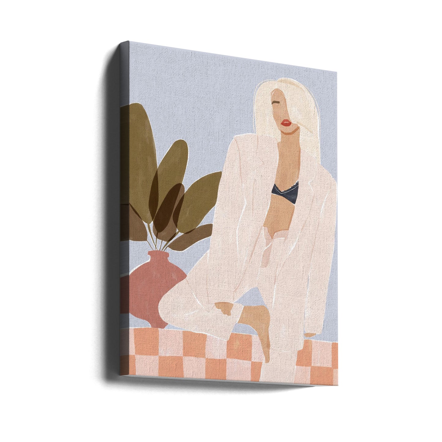 Liian laiska joogaan | Canvastaulut