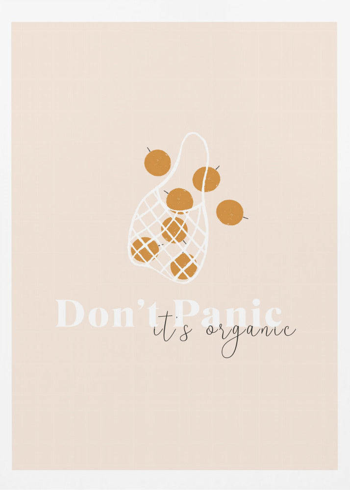Pas de panique, c'est bio | Posters - Affiche Artistique