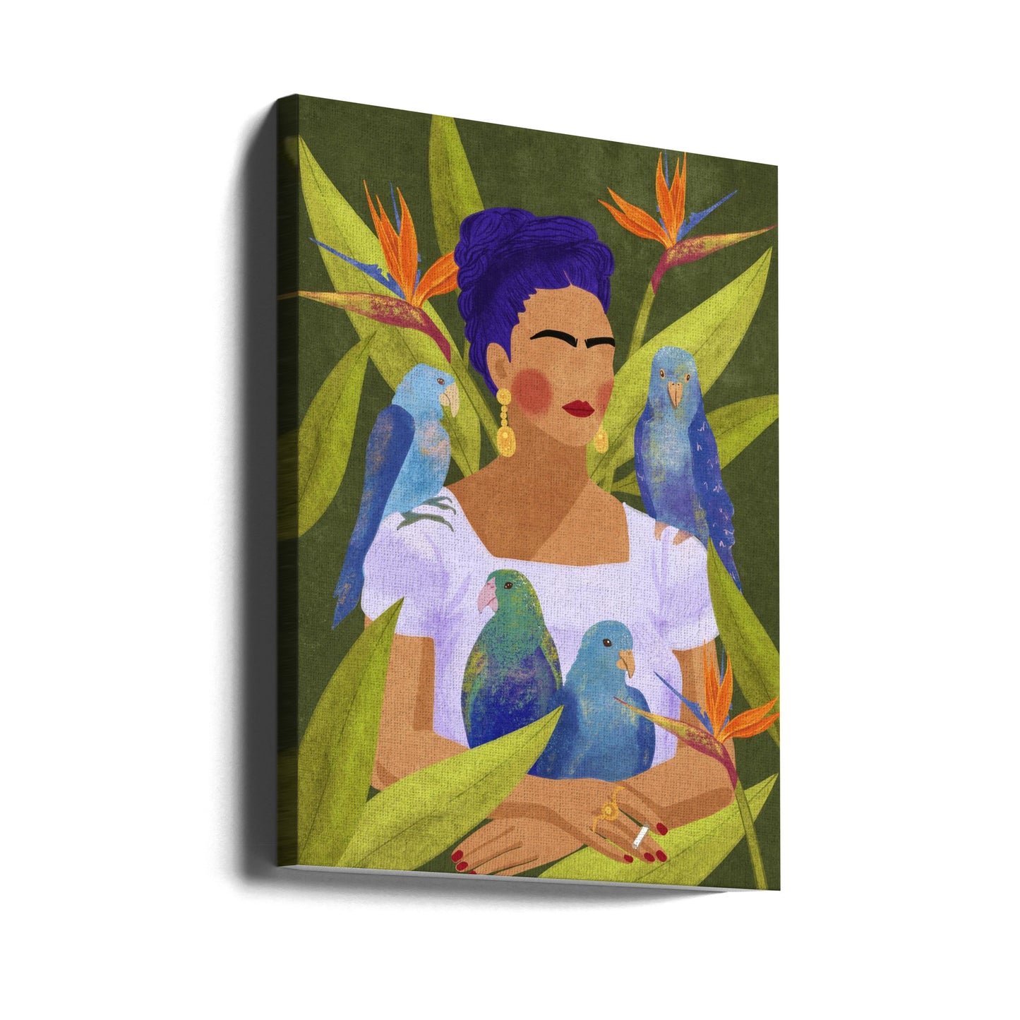 Frida i ptaki | Wydruki na łótnie