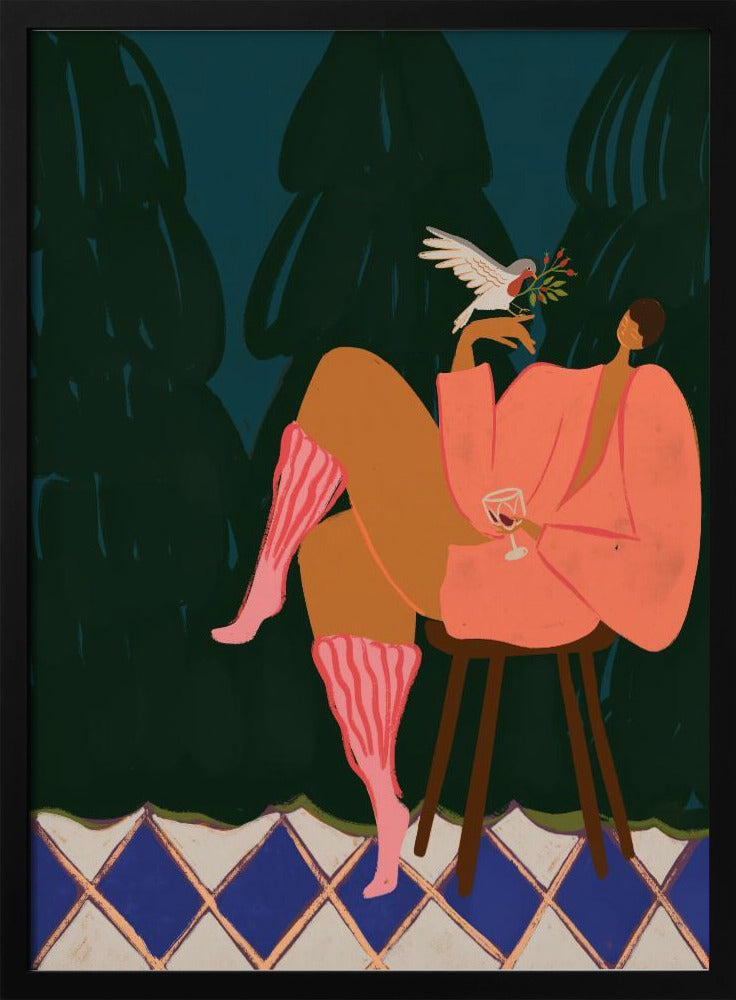 Ein kleines Vögelchen hat es mir erzählt | Poster