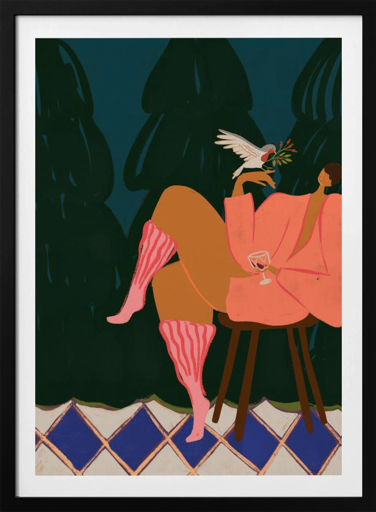 Ein kleines Vögelchen hat es mir erzählt | Poster