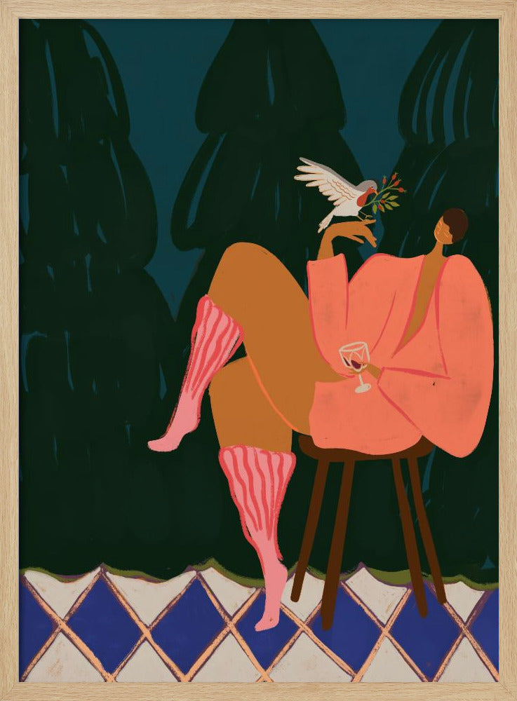 Ein kleines Vögelchen hat es mir erzählt | Poster