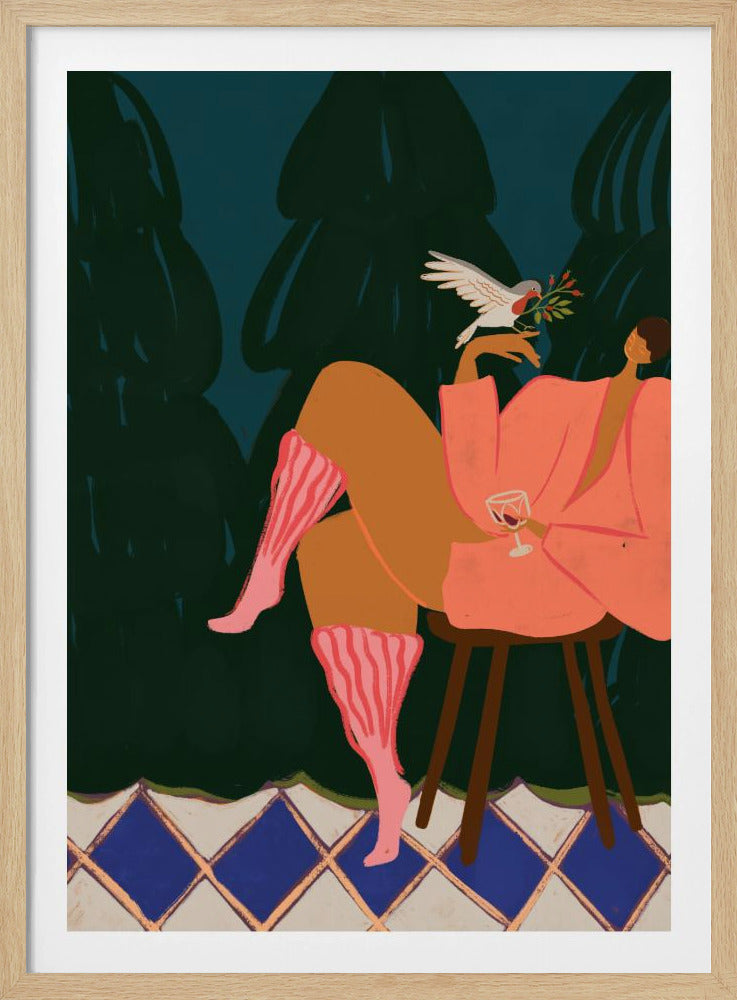 Ein kleines Vögelchen hat es mir erzählt | Poster