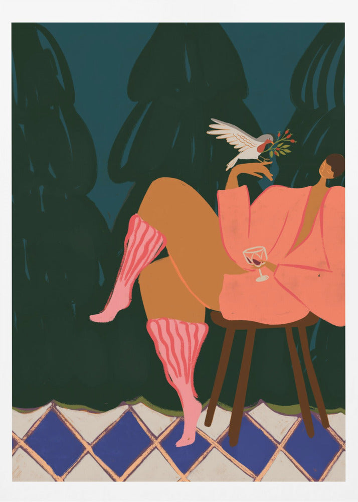 Ein kleines Vögelchen hat es mir erzählt | Poster