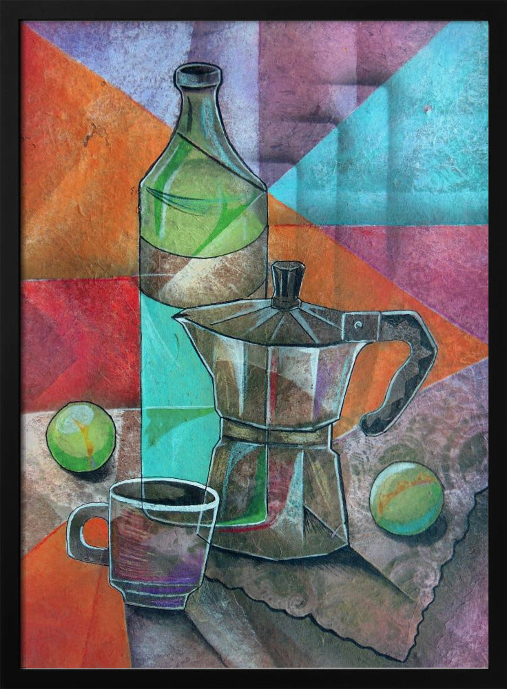 Stillleben mit Kaffeekanne | Poster - Kunstdruck