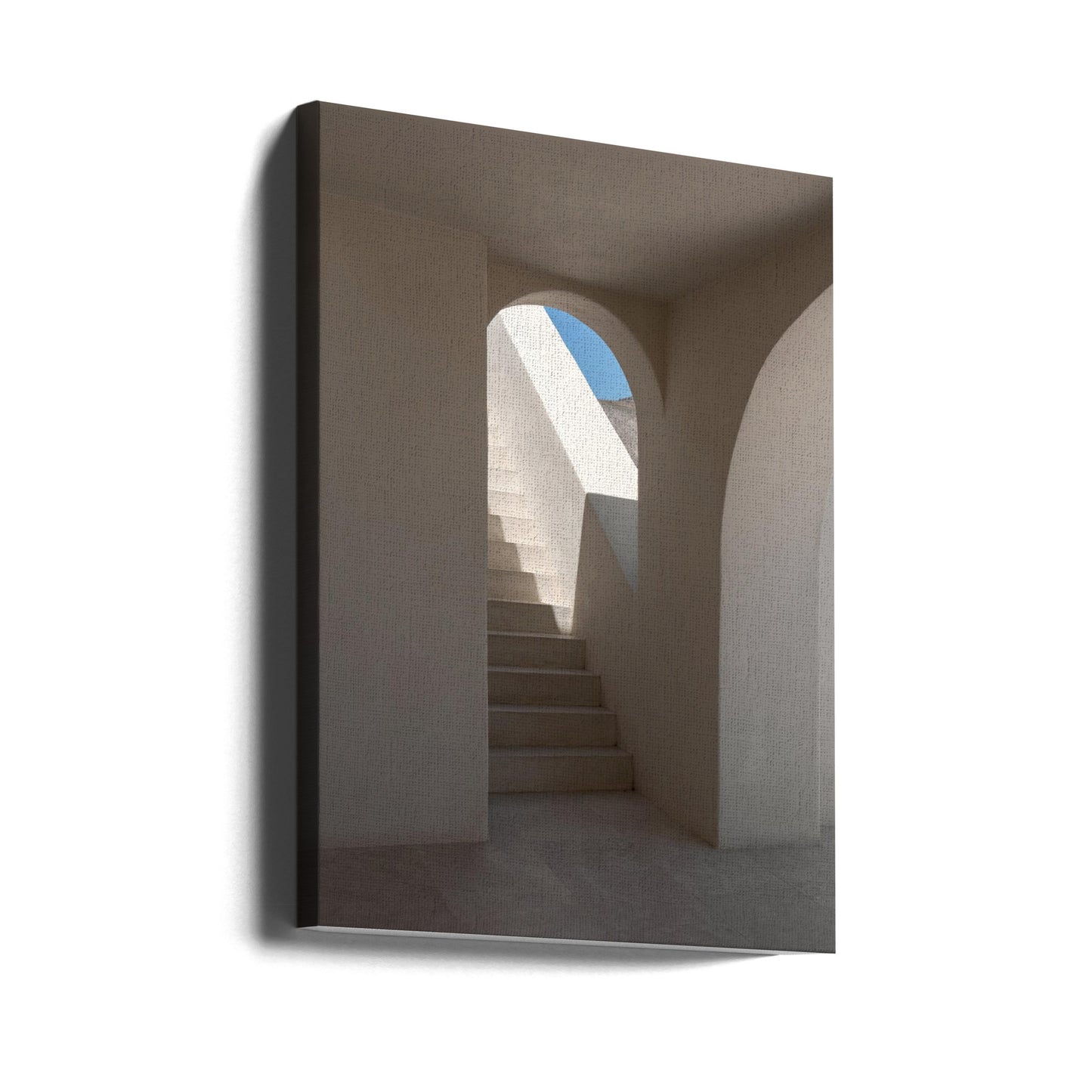 Treppe zum Meerblick | Leinwand-Bilder