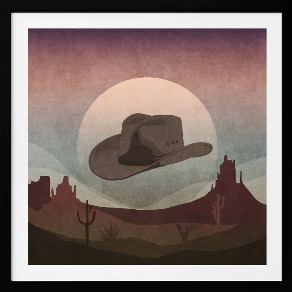 Cowboyhut | Poster - Kunstdruck