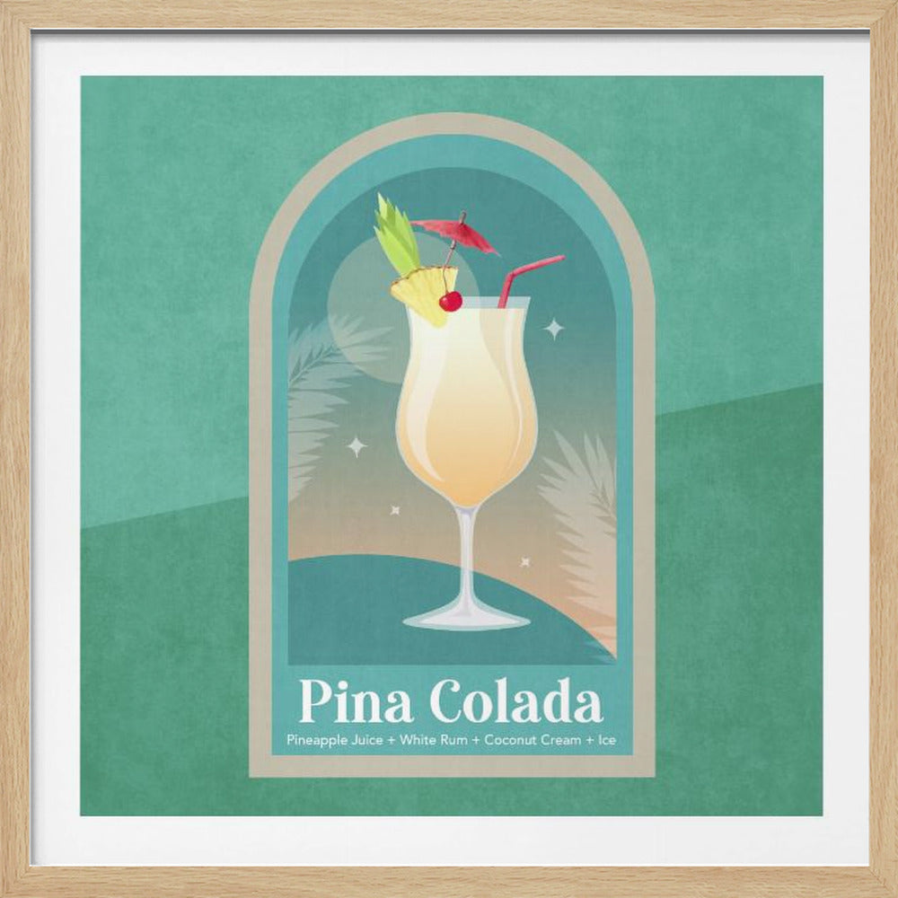 Kokteyl Pina Colada | Poster