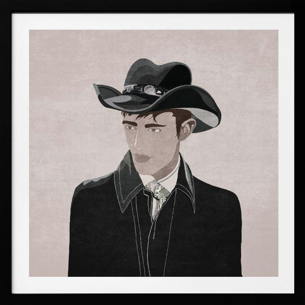 Sanfter Cowboy | Poster - Kunstdruck