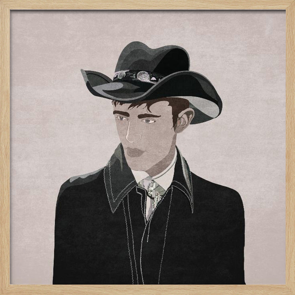 Sanfter Cowboy | Poster - Kunstdruck