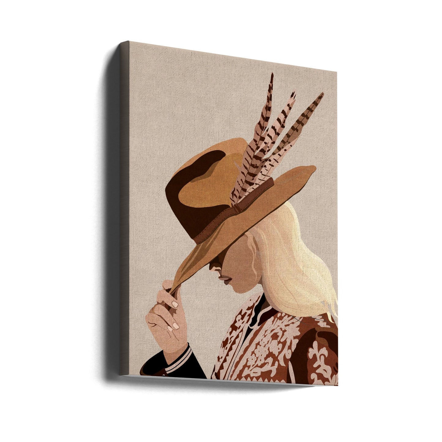 Kowbojka Wydruki na łótnie