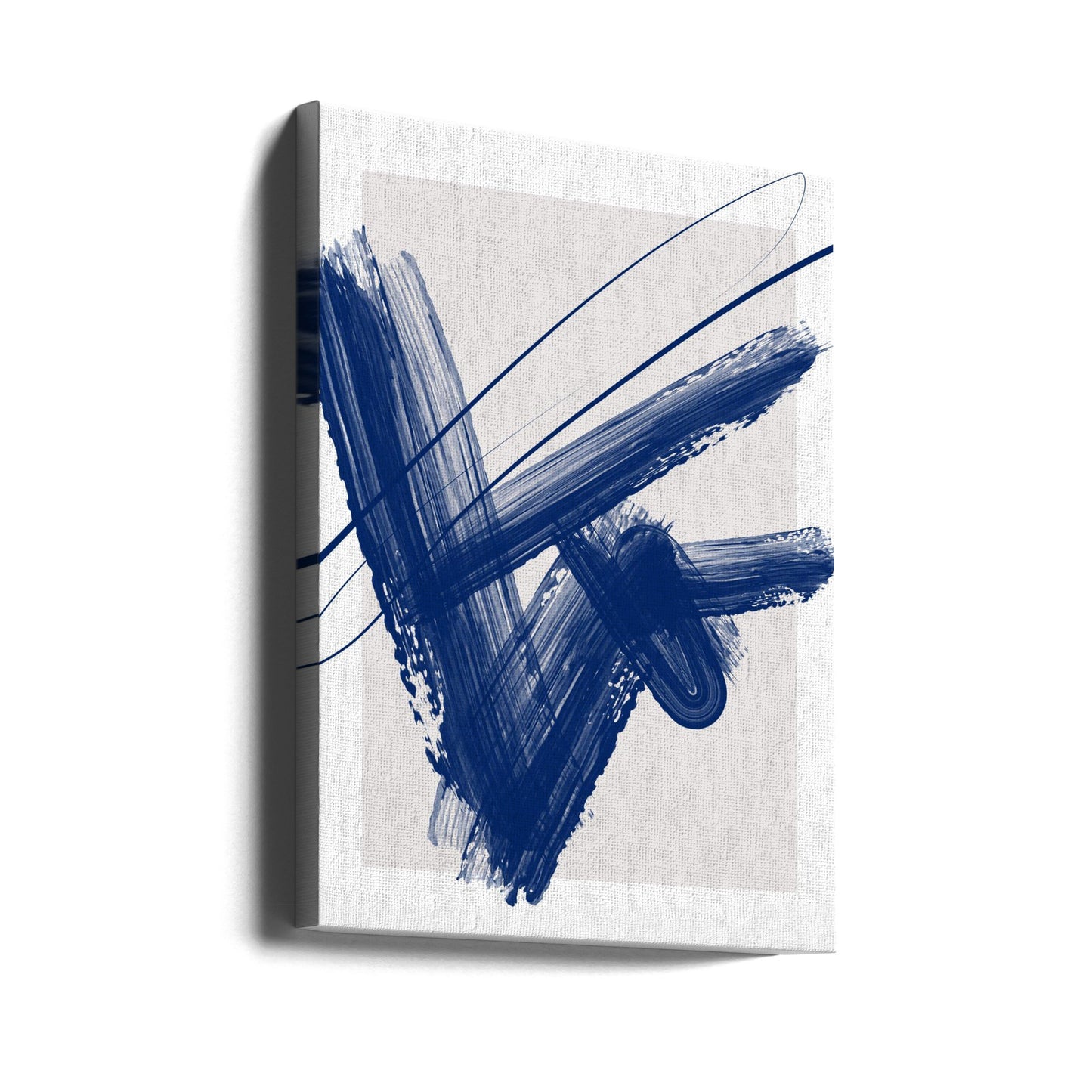 Pinceladas azules atrevidas | Impresiones en Lienzo
