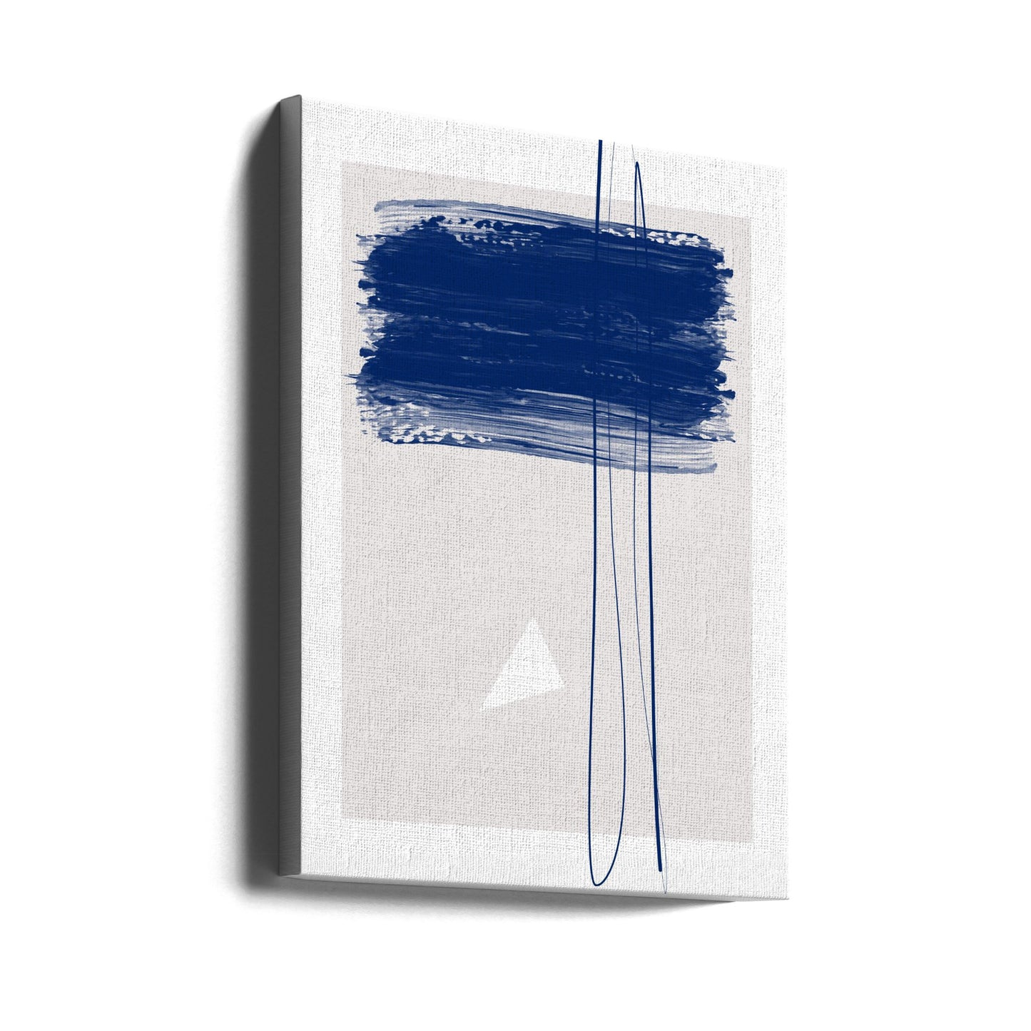 Pinceladas azules atrevidas | Impresiones en Lienzo