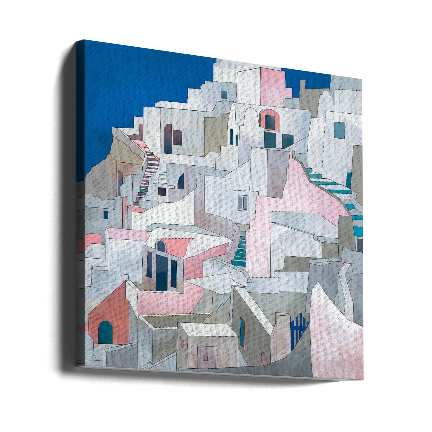 Santorini7x7 | Canvas