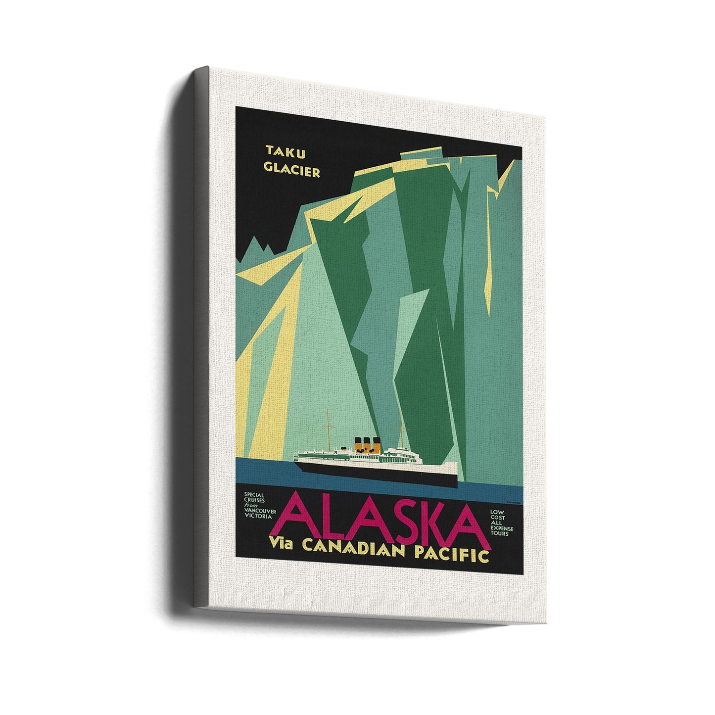 Alaska Via Canadian Pacific. Taku Glacier | Canvas