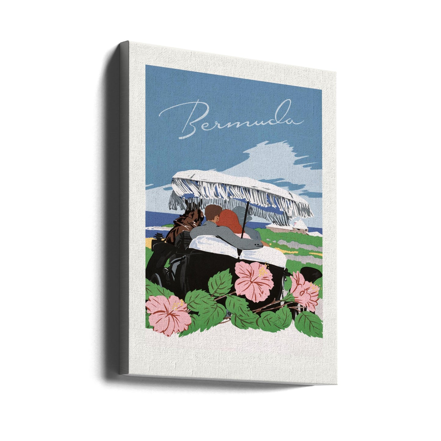 Bermuda (1940 1950) By Adolph Treidler | Canvas
