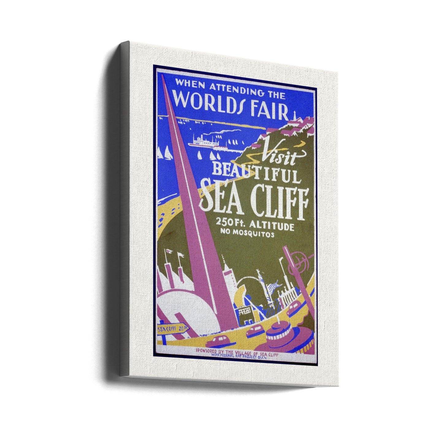 Kun osallistut maailmannäyttelyyn, käy kauniilla merikalliolla | Canvastaulut