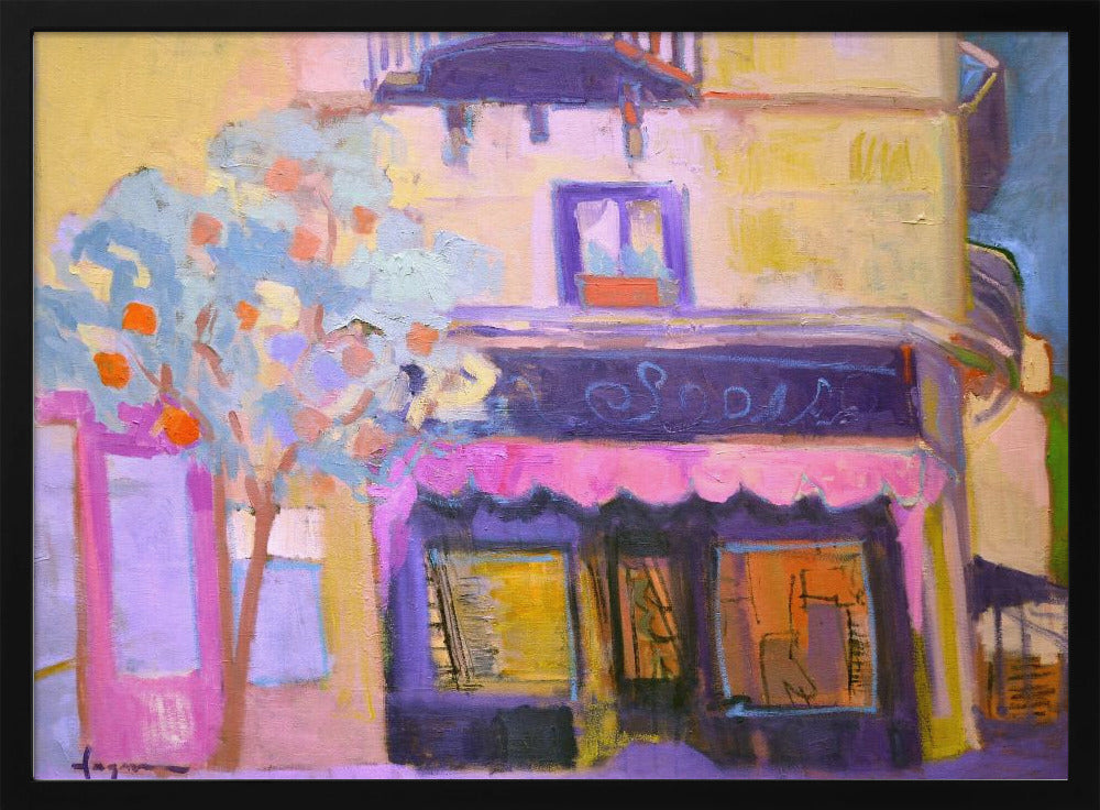 Lebendige Café-Szene | Poster