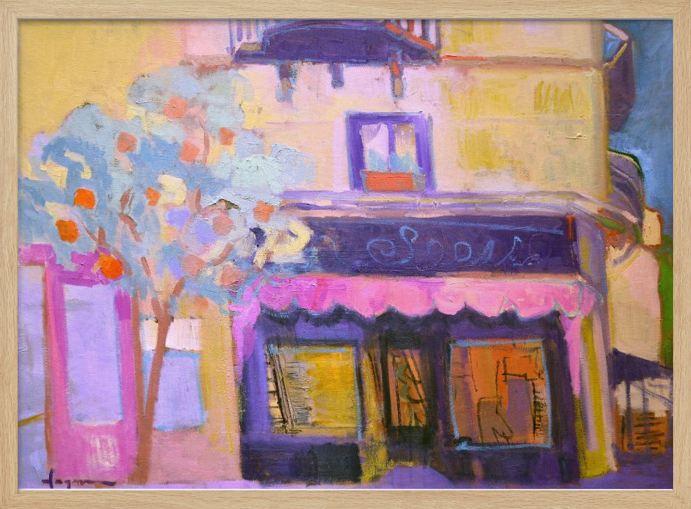 Lebendige Café-Szene | Poster