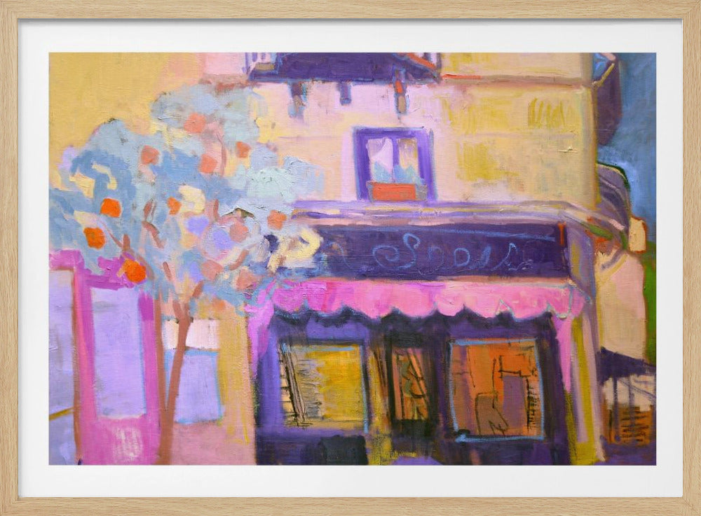 Lebendige Café-Szene | Poster