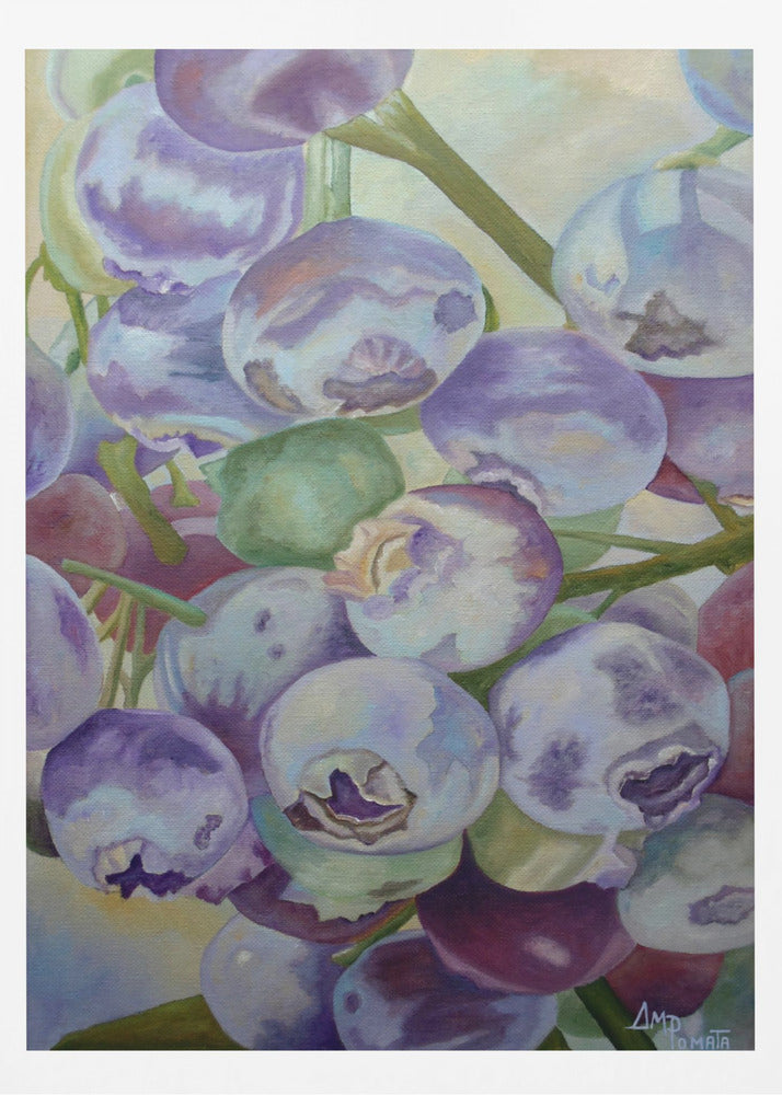 Blaubeeren | Poster - Kunstdruck